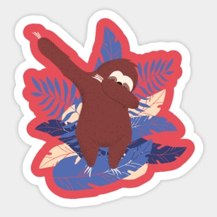 Sloth Dab Sticker